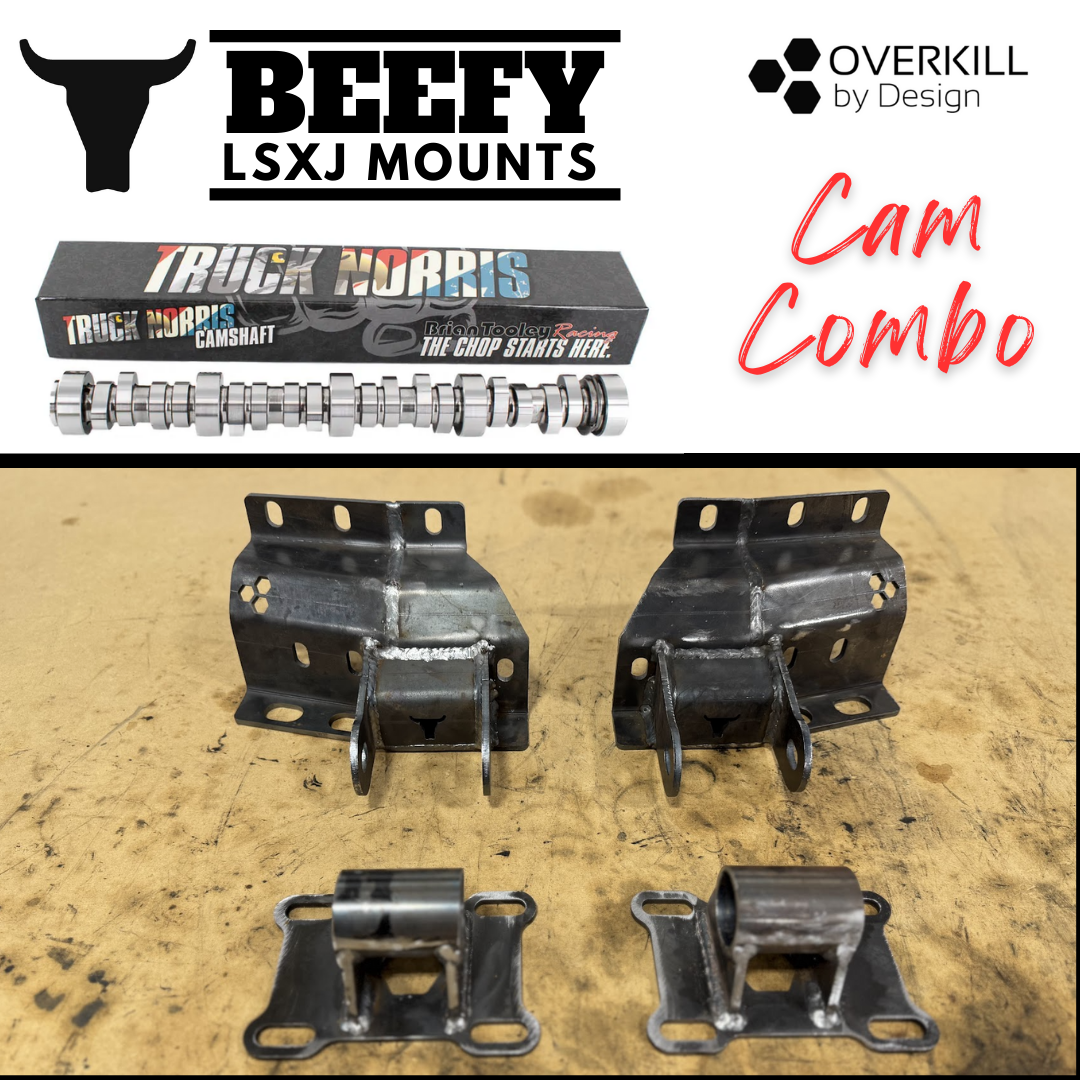 LSZJ BEEFY Motor Mounts and Cam Combo — Overkill by Design LSZJ BEEFY Motor Mounts and Cam Combo — Overkill by Design